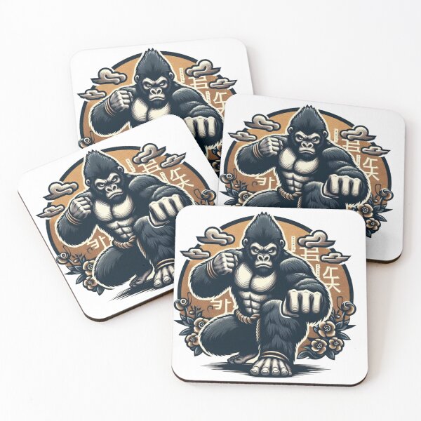 Item preview, Kung Fu Martial Arts Gorilla  designed and sold by silklotus.