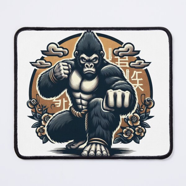 Item preview, Kung Fu Martial Arts Gorilla  designed and sold by silklotus.