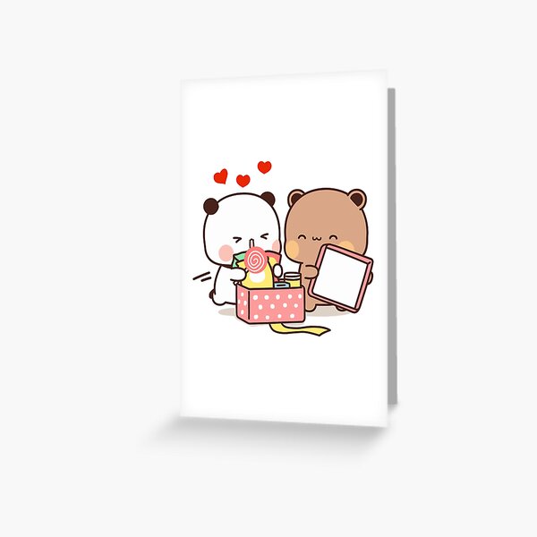Item preview, bubu dudu dancing in love birthday  designed and sold by kristyglas-art.