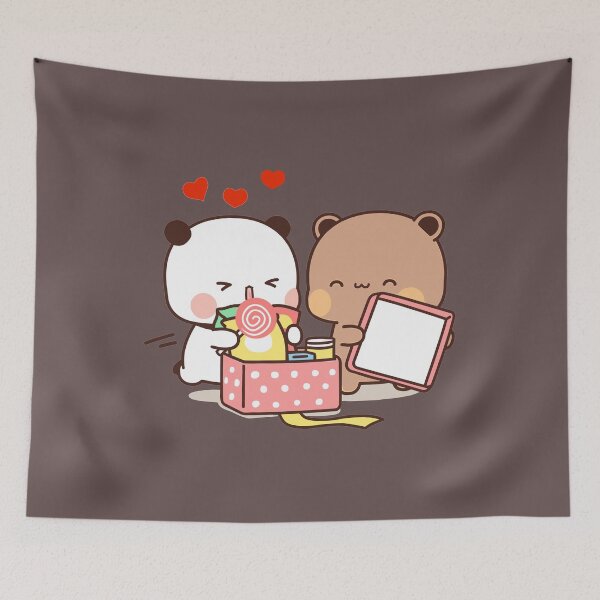 Item preview, bubu dudu dancing in love birthday  designed and sold by kristyglas-art.