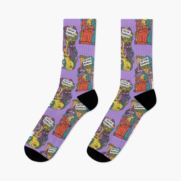 Item preview, Funny Cats for Kamala Political Cartoon designed and sold by Nature's Fancy.