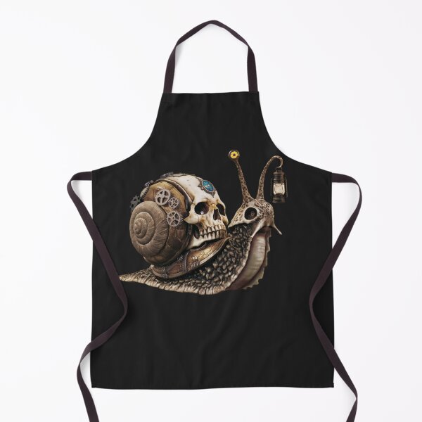 Item preview, Steampunk Snail with Skull Shell and Lantern Art designed and sold by smc1059.