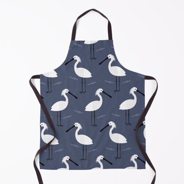 Item preview, Spoonbills on blue designed and sold by reneesillus.