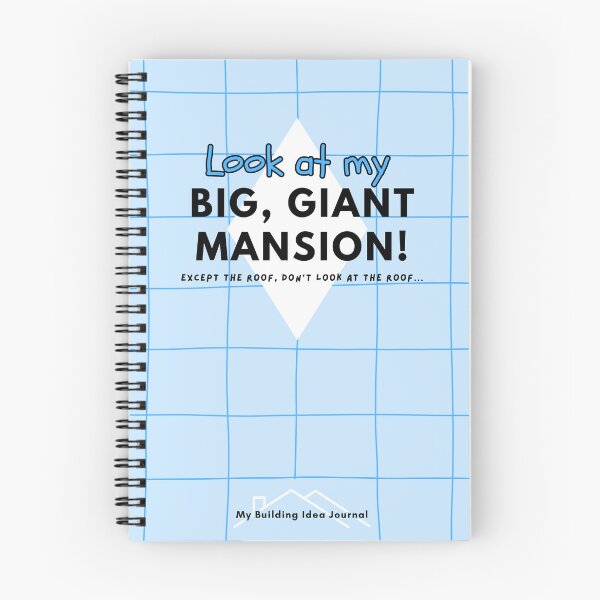 Item preview, Building Idea Journal - Pastel Blue designed and sold by MiDomingoMart.