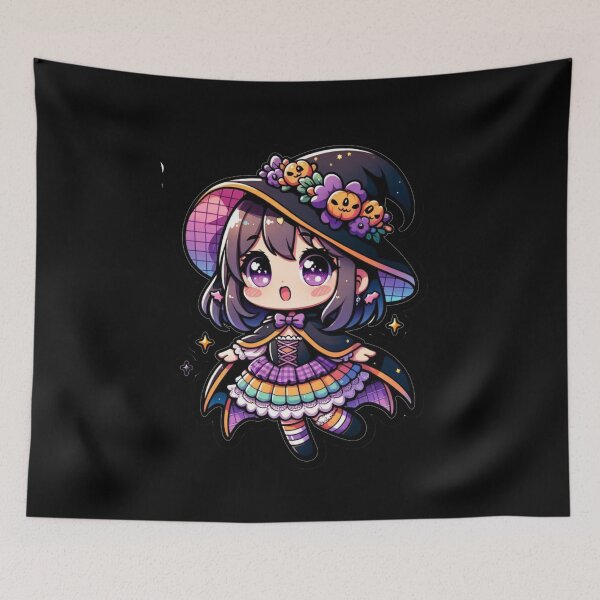 Item preview, Halloween Kawaii Girl designed and sold by Blink Art Studio.