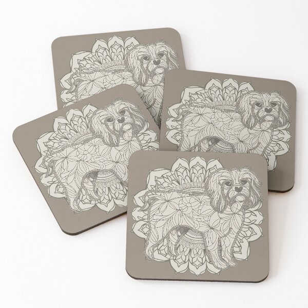 Item preview, Intricate Dog Mandala designed and sold by RedTamah.