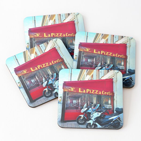 Item preview, Pizzeria and police moppets Cannes France designed and sold by SlavicaB.