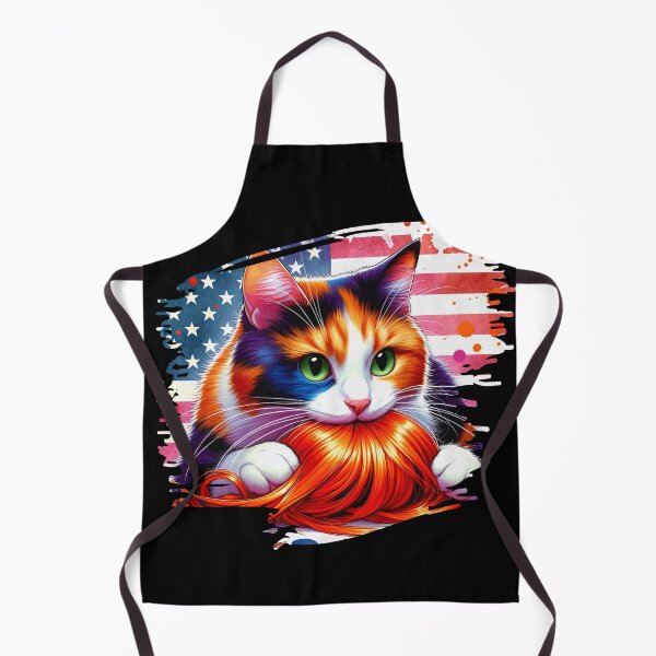 Item preview, Kamala Harris for President 2024, Anti-Trump Cat Eating Orange Wig designed and sold by dfunky.