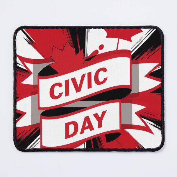 Item preview, Civic Day  Celebration - Red Maple Leaf designed and sold by InspiredCreatives.