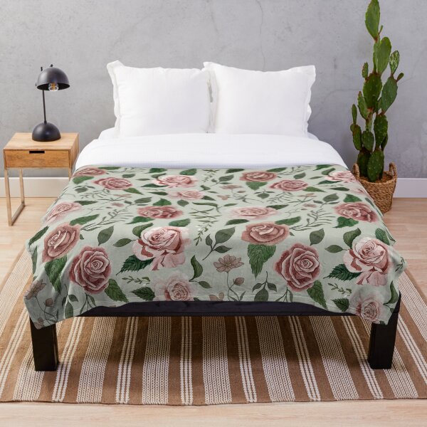 Item preview, Wild Flower Rose Pattern designed and sold by Lauren Ullrich.