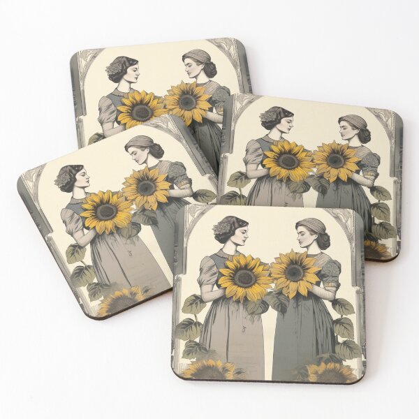 Item preview,   The Sunflower Gown Duo: A Vintage Portrait designed and sold by KilianSzmid.