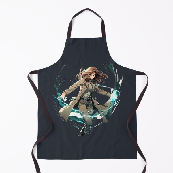 Item preview, "Female Character with Blue Light-Emitting Sword" designed and sold by MYTHIC PEEL STICKERS.