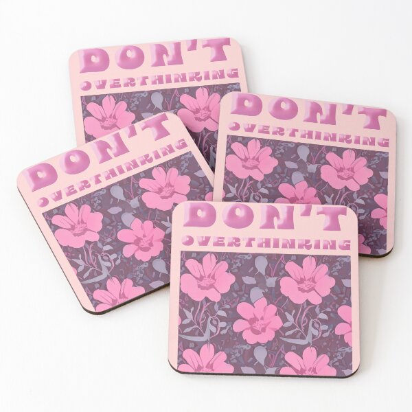 Item preview, DONT OVERTHINKING POSITIVE QUOTES designed and sold by La Loca.