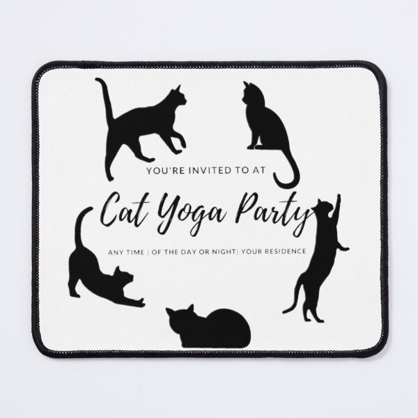 Item preview, Cat yoga party designed and sold by Abelievingheart.