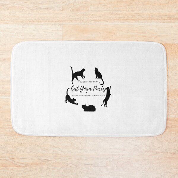 Item preview, Cat yoga party designed and sold by Abelievingheart.