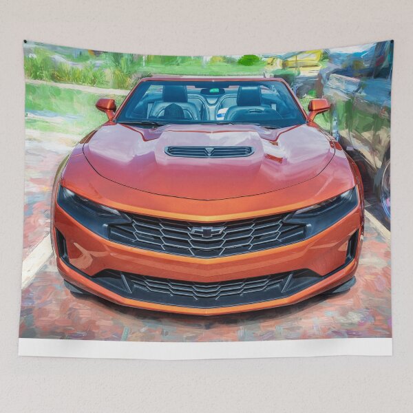 Item preview, 2023 Chevrolet Vivid Orange LT1 Camaro Convertible X100 designed and sold by RichFrancoCars.