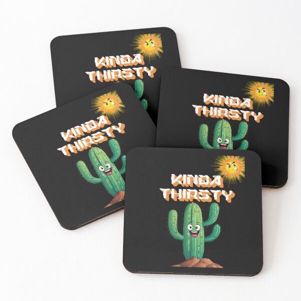 Item preview, Kinda Thirsty - Sweating Cactus designed and sold by signshirtz.