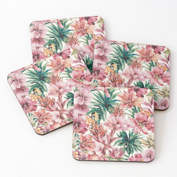 Item preview, Ginger, Bromeliad And Hibiscus Flowers designed and sold by pixelplaza.
