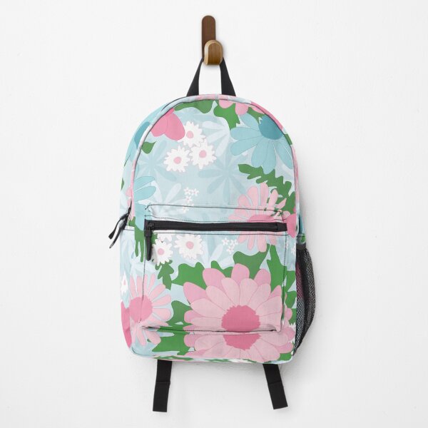 Item preview, Palomar Rd. Lg Scale Blue and Pink Floral designed and sold by BayhillStudio.