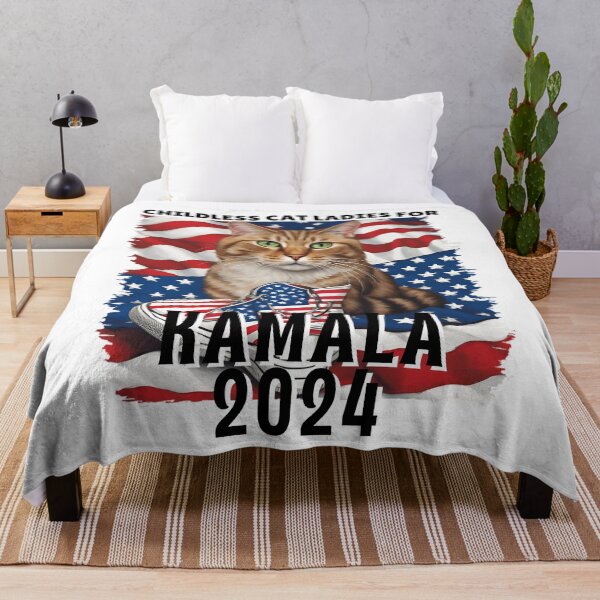 Item preview, Childless Cat Ladies for Kamala Harris 2024 Patriotic designed and sold by gillys.
