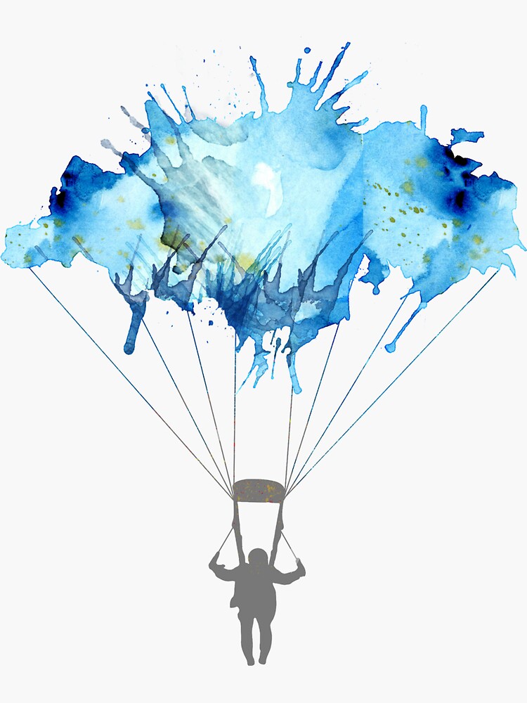 Stickers Sur Le Theme Parachute Redbubble