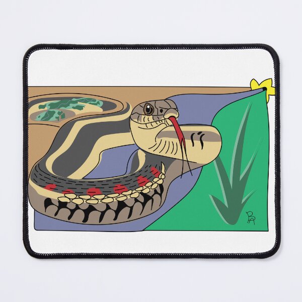 Item preview, Curious Garter Snake designed and sold by brendanavery.
