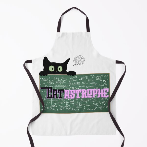 Item preview, Cat and math - catastrophe math joke designed and sold by Merch-Kitsune.