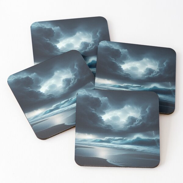 Item preview, Stormy Ocean Lightning Art designed and sold by Fashiospice07.