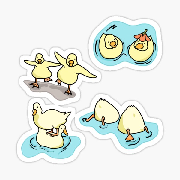 Item preview, Couple of Ducks Combo designed and sold by SticassoArt.