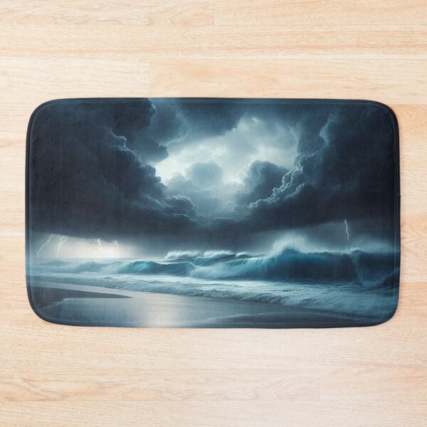Item preview, Stormy Ocean Lightning Art designed and sold by Fashiospice07.
