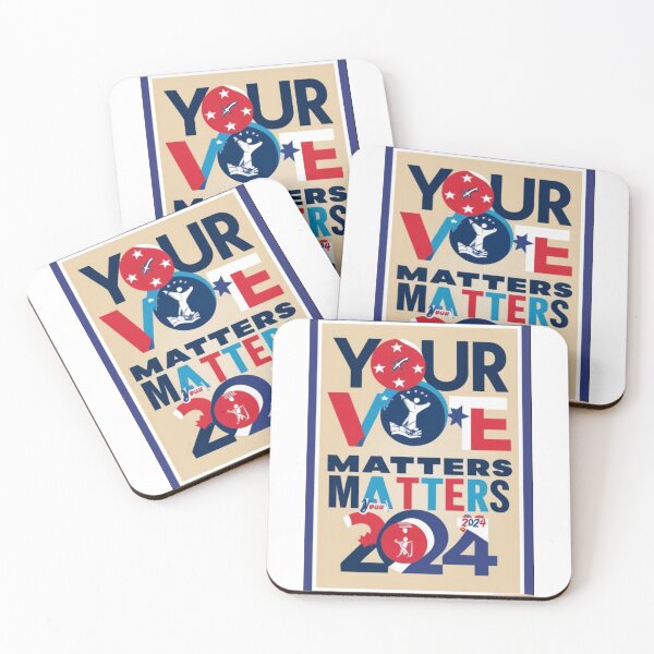 Item preview, Your Vote Matters 2024 Colorful Poster designed and sold by merve02shop.