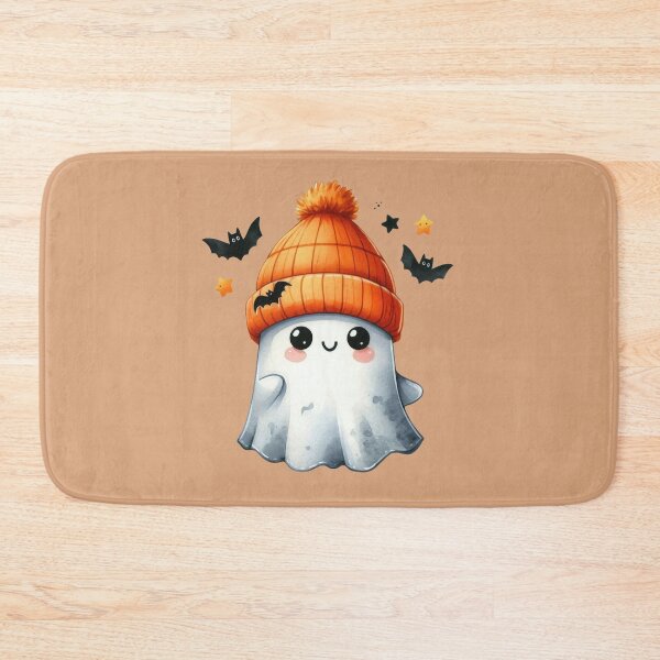 Item preview, Ghost with an Orange Beanie designed and sold by ArianBoo-tique.