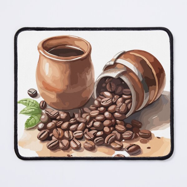 Item preview, Spilled coffee beans designed and sold by Sch1Stickers.