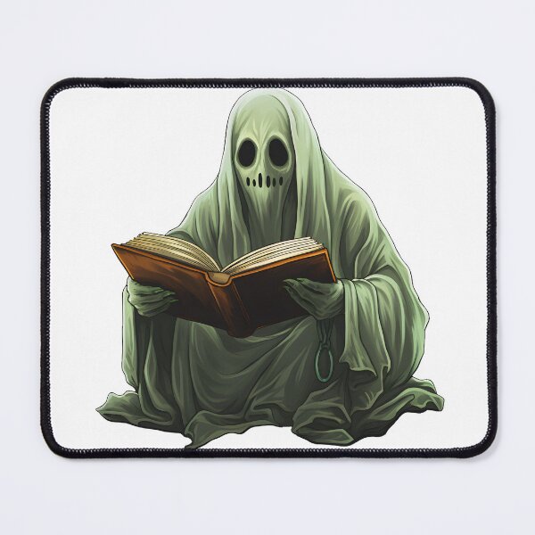 Item preview, Creepy Ghost Reading Book - Spooky and Mysterious designed and sold by SHADOWNB69.