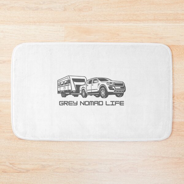 Item preview, Caravaning Grey Nomad designed and sold by PurrfectionMeow.