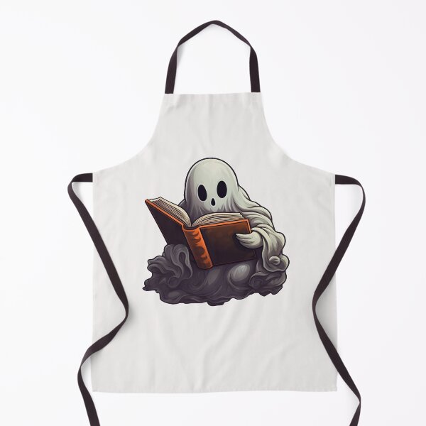 Item preview, Cute Ghost Reading Book Spooky and Mysterious designed and sold by SHADOWNB69.