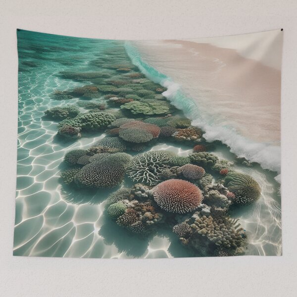 Item preview, Vibrant Coral Reef Art designed and sold by Fashiospice07.