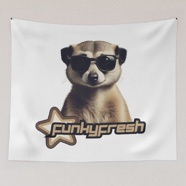 Item preview, Funky Fresh Meerkat designed and sold by pUNKnown.