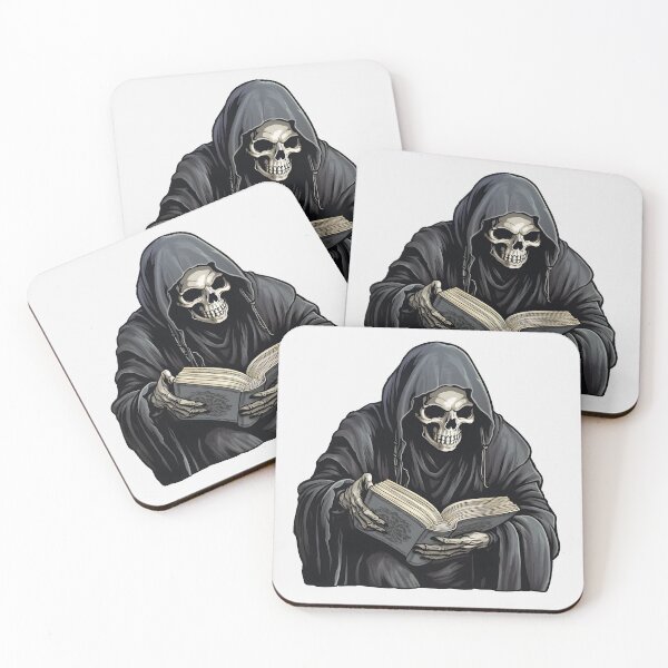 Item preview, Grim Reaper Reading a Book - The Grim Reader  designed and sold by SHADOWNB69.