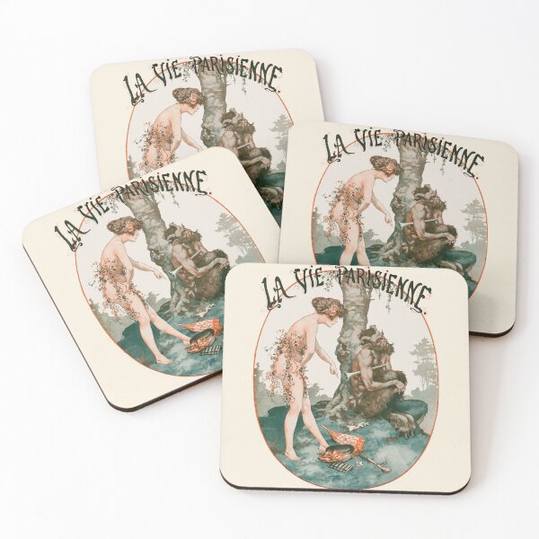 Item preview, La Vie Parisienne - Péché de printemps, flagrant délit, Illustration by Chéri Hérouard - Art Deco designed and sold by elektronen.