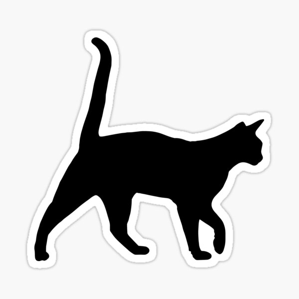 Vista previa del artículo con la obra «gato negro», diseñado y vendido por bigbrandshop.