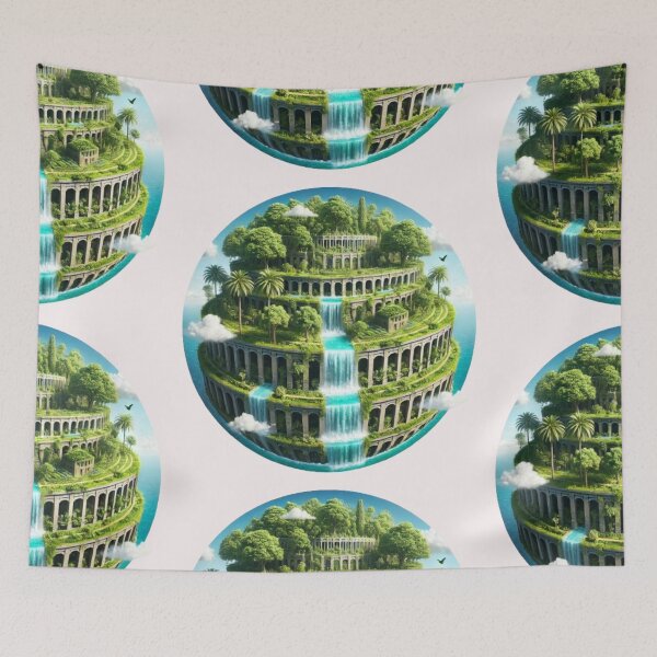 Item preview, Hanging Gardens of Babylon 3D Wonder designed and sold by WildVista.