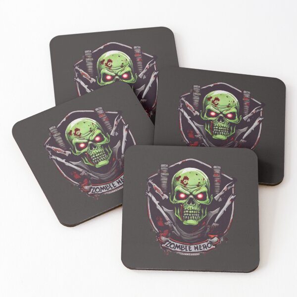 Item preview, Zombie Hero Emblem with Crossed Swords designed and sold by Thaivi Design.