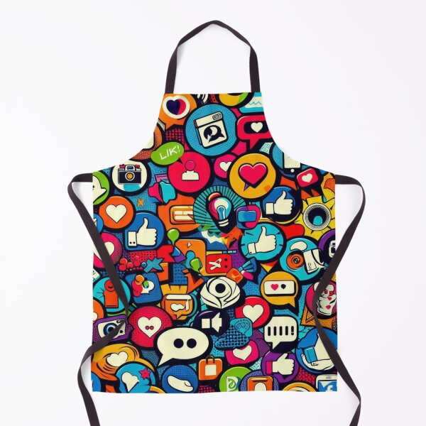 Item preview,  Title Pop Art Social: Modern Digital Icons Pattern designed and sold by Rui Fernandes.