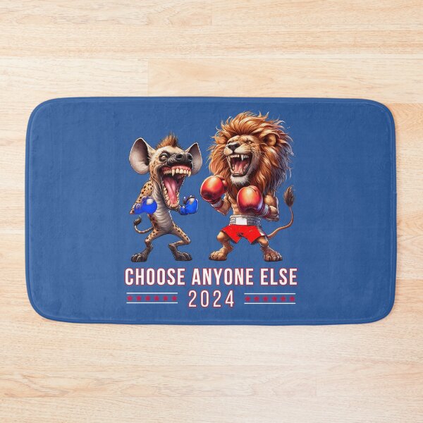 Item preview, Political Caricatures, Boxing Laughing Hyena vs Roaring Lion Debate 2024 designed and sold by Oz64.
