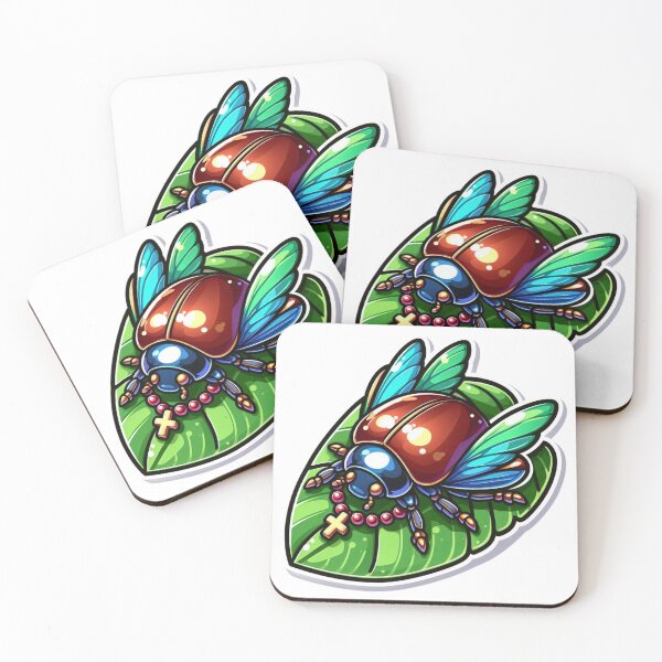 Item preview, colorful insect - insect wearing a christian necklace designed and sold by Constructive27.