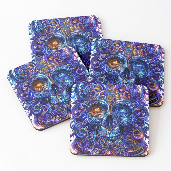Item preview, Rangoli Skull #1 designed and sold by gimpysticks.