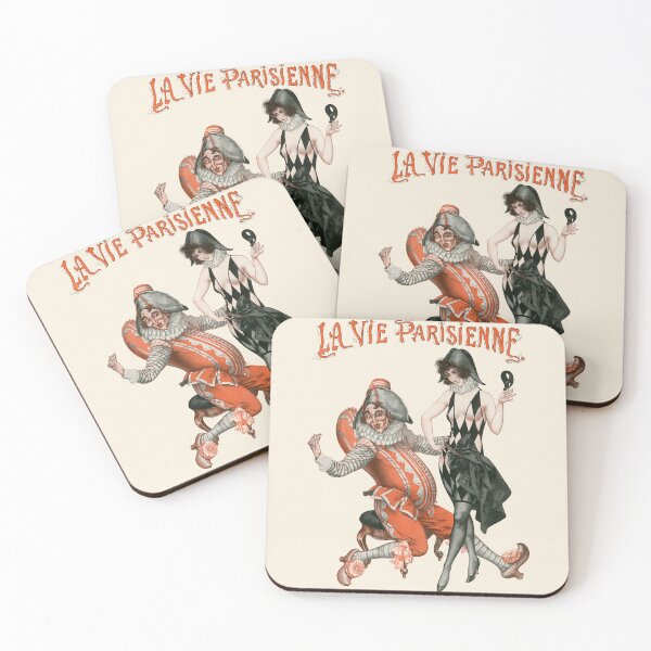 Item preview, La Vie Parisienne - Un soir de carnaval. L'avis de Polichinelle, Illustration by Chéri Hérouard - Art Deco designed and sold by elektronen.