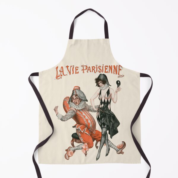 Item preview, La Vie Parisienne - Un soir de carnaval. L'avis de Polichinelle, Illustration by Chéri Hérouard - Art Deco designed and sold by elektronen.
