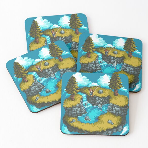 Item preview, Fishing Lake - Isometric Island  designed and sold by Pixel-Hoo.